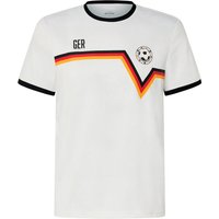 Tchibo - T-Shirt mit Fußball-Print - Herren - Gr. M - hellgrau/print Tchibo - T-Shirt mit Fußball-Print - Herren - Gr. M - hellgrau/print von Tchibo