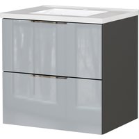 Tchibo - Waschtisch »Celano« inkl. Becken - 61x46x61cm - grau - von Tchibo
