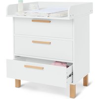 Tchibo - Wickelkommode »Leira« mit Schubladen - 80x76x101,8cm - weiß - Holz / Holz von Tchibo