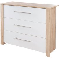 roba Wickelkommode »Malo« - 112x75,5x98cm - braun - Holz / Metall von roba