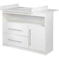 roba Wickelkommode »Maren« mit 2 Schubladen - 88,5x75x98,5cm - weiß - Holz / Metall von roba