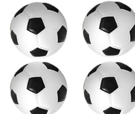 Tczecoo 16 Stück Fußball Softbälle,4cm (Weiß) von Tczecoo
