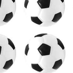 Tczecoo 16 Stück Fußball Stressbälle,5cm (Weiß) von Tczecoo