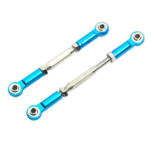 Tdkjfoutr 2 STK. Metallverstellbare LenkgestäNge-Servoverbindungs-Zugstange für Slash 5807 HQ727 1/10 RC Car Upgraded Parts, 2 von Tdkjfoutr