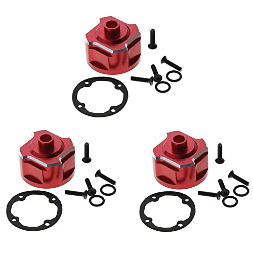 Tdkjfoutr 3Pcs Aluminium Differential Carrier Differential Case 9581 für 1/8 Sledge RC Car Upgrades Teile ZubehöR,1 von Tdkjfoutr