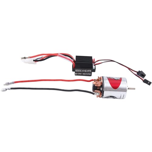 Tdkjfoutr 540 Brushed Motor 12T & 320A ESC Brushed Motor Speed Controller mit 2A BEC für 1/10 RC Off-Road Racing Car Truck Replacement von Tdkjfoutr