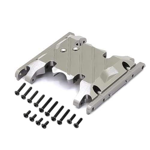 Tdkjfoutr Aluminiumlegierungs-Chassis-Getriebemontage-Getriebehalter für 1/10 RC-Auto Axial SCX10 II 90046 AXI90075 von Tdkjfoutr