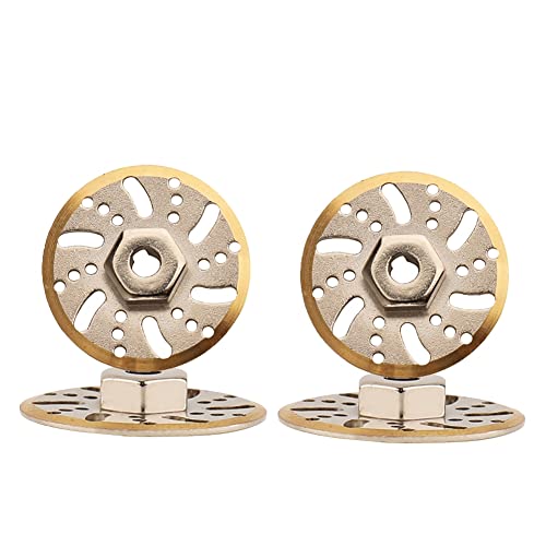 Tdkjfoutr Bremsscheibe Messing Rad Sechskant Adapter Achse Gegengewicht Bremsscheibe Bremsscheibe Metall für Axial SCX24 1/24 RC Crawler Car Upgrade Parts Tdkjfoutr Bremsscheibe Messing Rad Sechskant Adapter Achse Gegengewicht Bremsscheibe Bremsscheibe Metall für Axial SCX24 1/24 RC Crawler Car Upgrade Parts von Tdkjfoutr