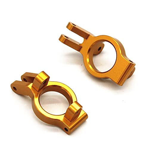 Tdkjfoutr C-Hub-TräGer Aus Metall für Den Vorderen Nachlaufblock für 104009 12402-A RC-Auto-Upgrades Teile ZubehöR, Gelb von Tdkjfoutr