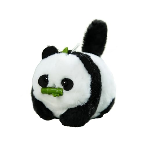 Tdkjfoutr D Weiches und Bequemes Stofftier zum Bewegen und Schaukeln, Rotierende Katzenpuppe, Wedelnder Schwanz, Katzenplüschtier von Tdkjfoutr