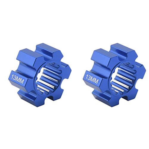 Tdkjfoutr FüR 2 StüCke Alu Radnaben Hex 13 Mm Dicke 7756 7756X 7756R 7756G für RC Crawler Car 1/5 Teile X 8S B von Tdkjfoutr