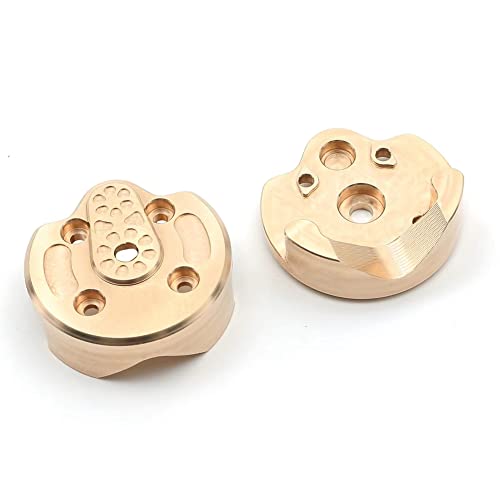 Tdkjfoutr Heavy Duty Brass Portal AchsschenkelgehäUse Gegengewicht für Axial UTB18 Capra 1/18 RC Crawler Car Upgrade Parts,F von Tdkjfoutr
