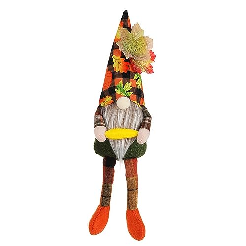 Tdkjfoutr Herbst-Erntefest mit Mais-Rudolph-Kürbis-Puppen Nordamerikanisches Herbst-Erntefest Umarmt Mais-Rudolph-Kürbis-Puppen B von Tdkjfoutr