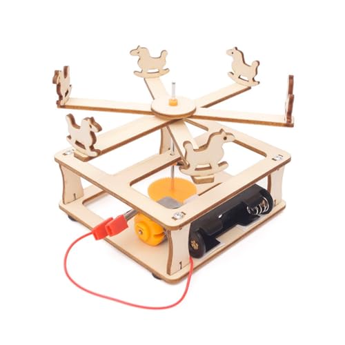 Tdkjfoutr Karussell DIY Wissenschaft Set Puzzle Technologie Experiment Kit für Studenten Kinder Geschenk von Tdkjfoutr