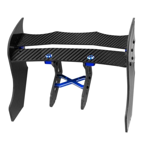 Tdkjfoutr Kohlefaser-Diffusor Unterstützt Heckflügel-Stützrahmen für ARRMA F1 Limitless 1/7 RC-Car-Upgrade-Teile, Blau von Tdkjfoutr