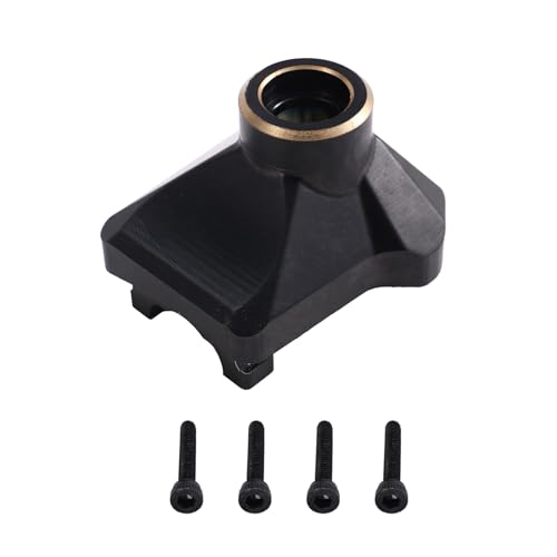Tdkjfoutr Messing Vordere Hintere Differentialabdeckung Brückenachsabdeckung 8280 für 1/10 TRX4 G500 TRX6 G63 Upgrade-Teile Schwarz von Tdkjfoutr