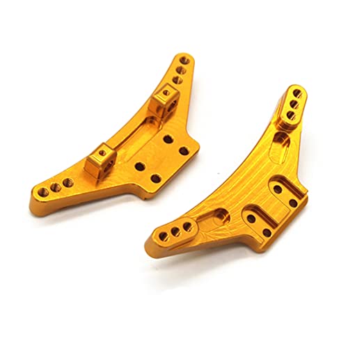 Tdkjfoutr StoßDäMpfer Vorne und Hinten Aus Metall für 104009 12402-A RC Car Upgrades Teile ZubehöR, Gelb von Tdkjfoutr
