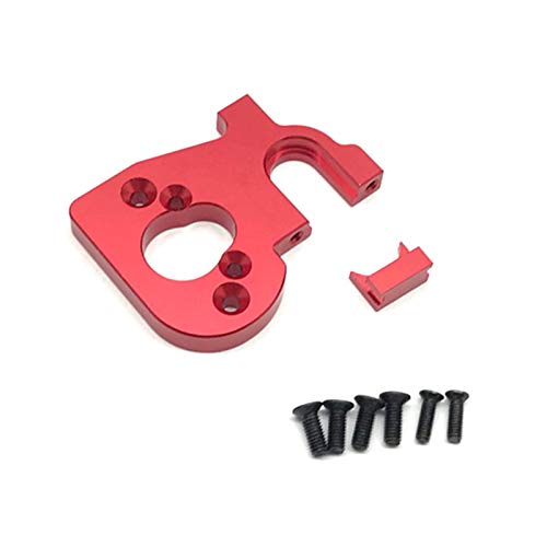Tdkjfoutr ZubehöR für RC Automotor Halter Passend für 144001 1/14 4WD RC Auto Teile, Rot von Tdkjfoutr