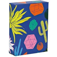 Teneues - Playing Cards: Cactus Party, 54 Cards, Embossed Full Color, Eighties Aesthetic, Colorful Geometric Style, Magnet Enclosure Box von TeNeues Verlag