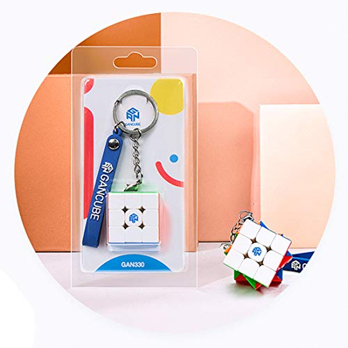 Teakpeak Zauberwürfel Mini, Cube Schlüsselanhänger Speedcube Keychain Cube - Stickerless von Teakpeak