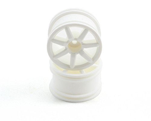 18R Spoked Wheels, white von Team Associated