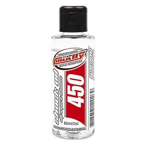 Team Corally Silikon Stossdämpferöl 450 CPS 60ml von Team Corally