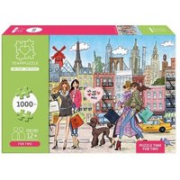 TEAMPUZZLE – Paris x New York – 1000 Teile – Erwachsenenpuzzle für zwei Personen TEAMPUZZLE – Paris x New York – 1000 Teile – Erwachsenenpuzzle für zwei Personen von book 'n' app - pApplishing house GmbH