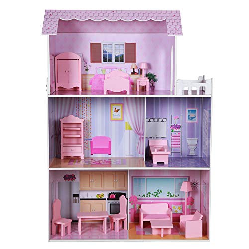 WOOMAX ColorBaby 85293 Puppenhaus aus Holz von WOOMAX