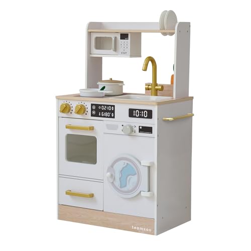 Teamson Kids Holz Spielküche für Kinder Little Chef Küche mit Mini-Garten Waschmaschine & Zubehör kompakte Spielküche mit Stauraum weiß Teamson Kids Holz Spielküche für Kinder Little Chef Küche mit Mini-Garten Waschmaschine & Zubehör kompakte Spielküche mit Stauraum weiß von Teamson Kids