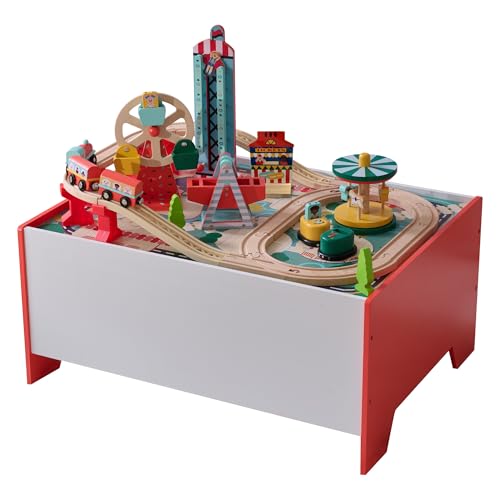 Teamson Kids Holzeisenbahn Set Activity Spieltisch mit 6 Minispielen Teamson Kids Holzeisenbahn Set Activity Spieltisch mit 6 Minispielen von Teamson Kids