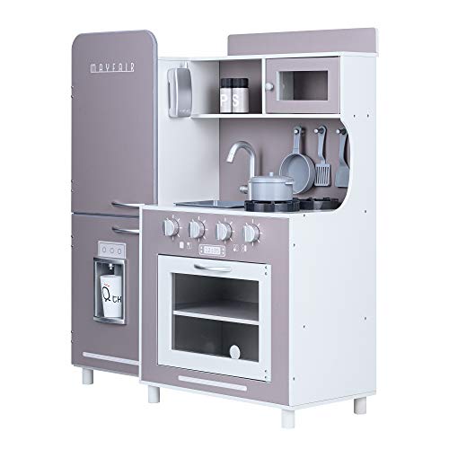 Teamson Kids Mayfair Kids Wooden Play Kitchen & 11 Accessoires Grau TD-13302c Teamson Kids Mayfair Kids Wooden Play Kitchen & 11 Accessoires Grau TD-13302c von Teamson Kids