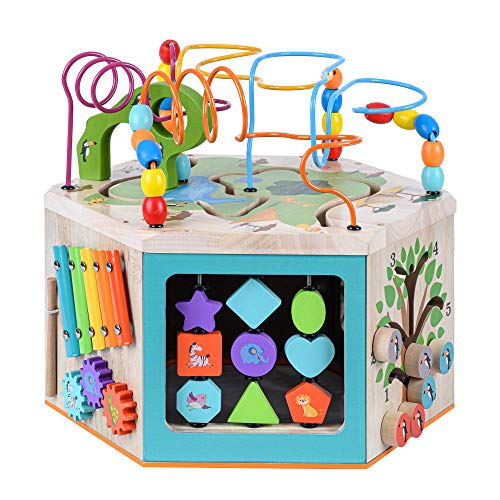 Teamson Kids Kindergarten Vorscule Grundschule Groß 7-in-1-Aktivitätsstation Aus Holz Spielsachen Spielen Lassen Für Kinder PS-T0005 Teamson Kids Kindergarten Vorscule Grundschule Groß 7-in-1-Aktivitätsstation Aus Holz Spielsachen Spielen Lassen Für Kinder PS-T0005 von Teamson Kids