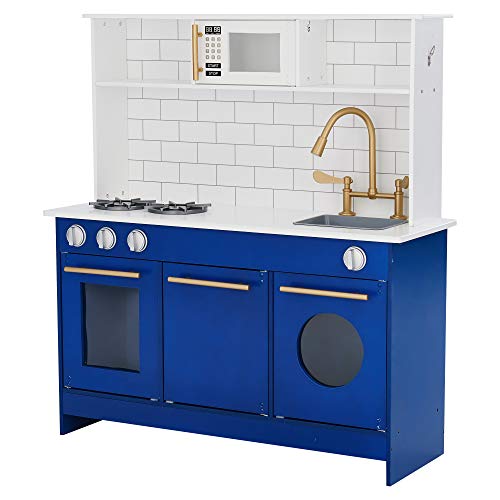 Teamson Kids Blau Kinderküche Spielküche Kinderspielküche Holzküche TD-12681B Teamson Kids Blau Kinderküche Spielküche Kinderspielküche Holzküche TD-12681B von Teamson Kids