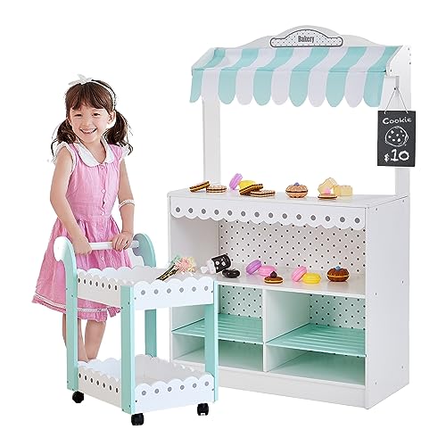 Teamson Kids - My Dream Bäckerei Dessertständer - Weiß/Mint TD-13003A von Teamson Kids