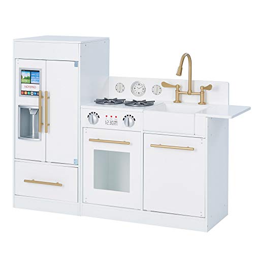 Weiß Kinderküche Spielküche Kinderspielküche Holzküche Teamson Kids TD-12302WR Weiß Kinderküche Spielküche Kinderspielküche Holzküche Teamson Kids TD-12302WR von Teamson Kids