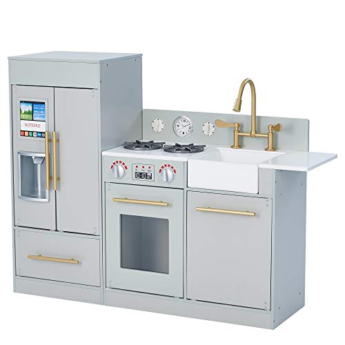 Grau Kinderküche Spielküche Kinderspielküche Holzküche Teamson Kids TD-12302A Grau Kinderküche Spielküche Kinderspielküche Holzküche Teamson Kids TD-12302A von Teamson Kids
