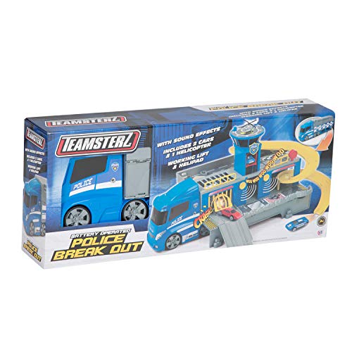 Teamsterz 1416389 Mobile Police Break Out Spielset von Teamsterz
