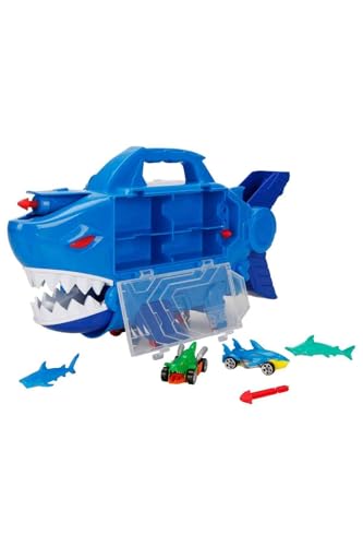 Teamsterz Beast Machines Shark Destroyer Set mit 2 Druckgussfahrzeugen, 2 Haifiguren, 3 Raketen, Raketenwerfer und Aufbewahrung für bis zu 8 Autos, Koffer Teamsterz Beast Machines Shark Destroyer Set mit 2 Druckgussfahrzeugen, 2 Haifiguren, 3 Raketen, Raketenwerfer und Aufbewahrung für bis zu 8 Autos, Koffer von Teamsterz