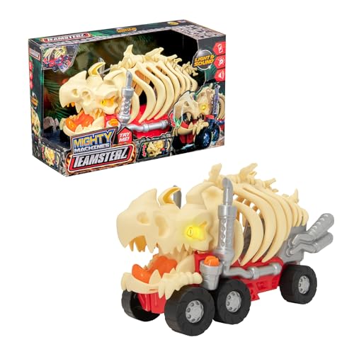 Teamsterz Mighty Machines Triceratops Rippen-Käfig Auto Transporttasche | Dinosaurier-Autobahn-Set | Monster-Autospiel mit Druckgussauto | Figuren: Teamsterz Mighty Machines Triceratops Rippen-Käfig Auto Transporttasche | Dinosaurier-Autobahn-Set | Monster-Autospiel mit Druckgussauto | Figuren: von Teamsterz