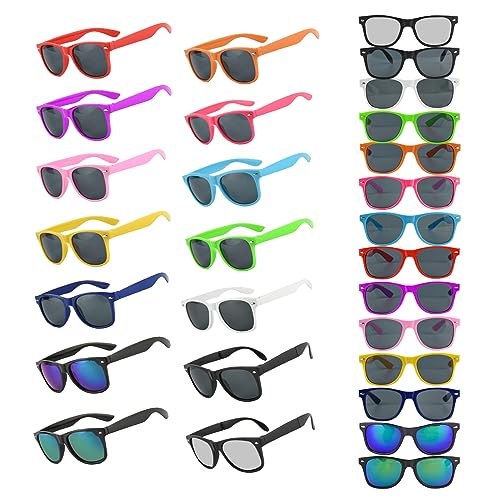 Teaque 28 Stück Sonnenbrille Sonnenbrille Neonfarben Sonnenbrille Party,Unisex Retro Party Brillen Neon Farbe Party Für Damen Herren und Kinder Herren Damen, Beach Pool Hawaii Party. Teaque 28 Stück Sonnenbrille Sonnenbrille Neonfarben Sonnenbrille Party,Unisex Retro Party Brillen Neon Farbe Party Für Damen Herren und Kinder Herren Damen, Beach Pool Hawaii Party. von Teaque