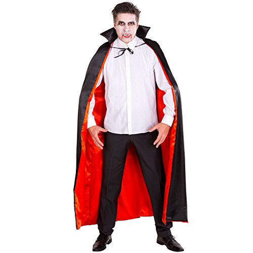 dressforfun Vampir Umhang aus edlem Glanz-Satin Fasching Fastnacht Karneval Halloween Kostüm (Einheitsgröße) von tectake