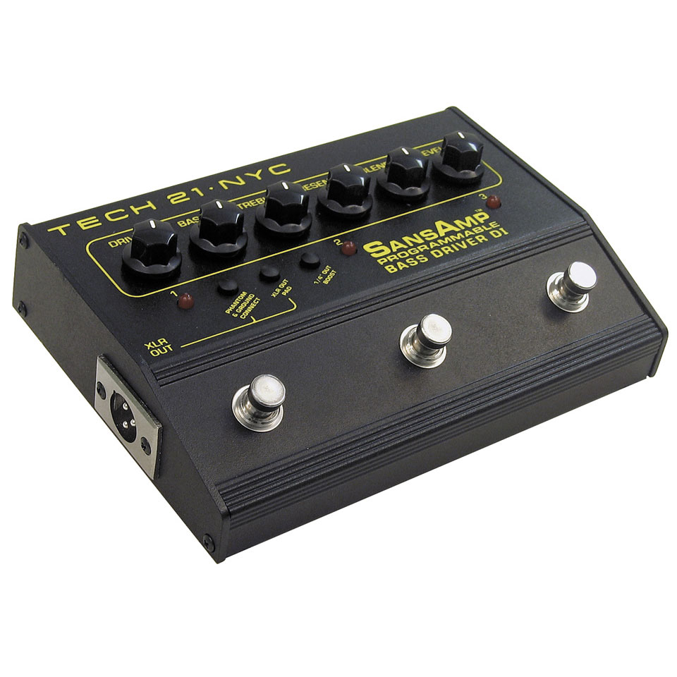 Tech 21 SansAmp BassDriver D.I. Programmable Effektgerät E-Bass Tech 21 SansAmp BassDriver D.I. Programmable Effektgerät E-Bass von Tech 21