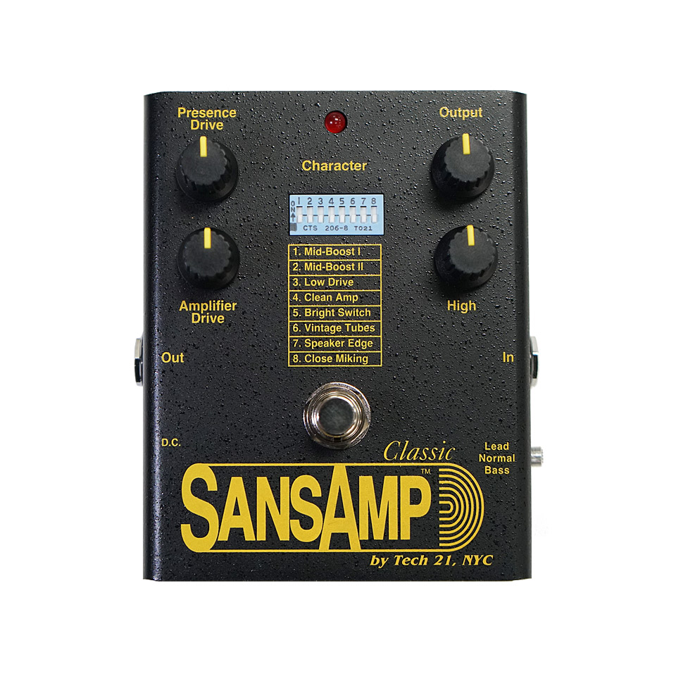 Tech 21 SansAmp Classic Reissue Effektgerät E-Gitarre Tech 21 SansAmp Classic Reissue Effektgerät E-Gitarre von Tech 21