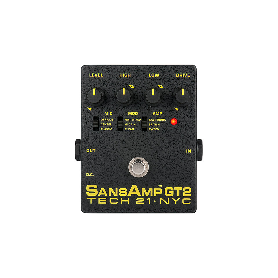 Tech 21 SansAmp GT2 Tube Amp Emulator Effektgerät E-Gitarre von Tech 21