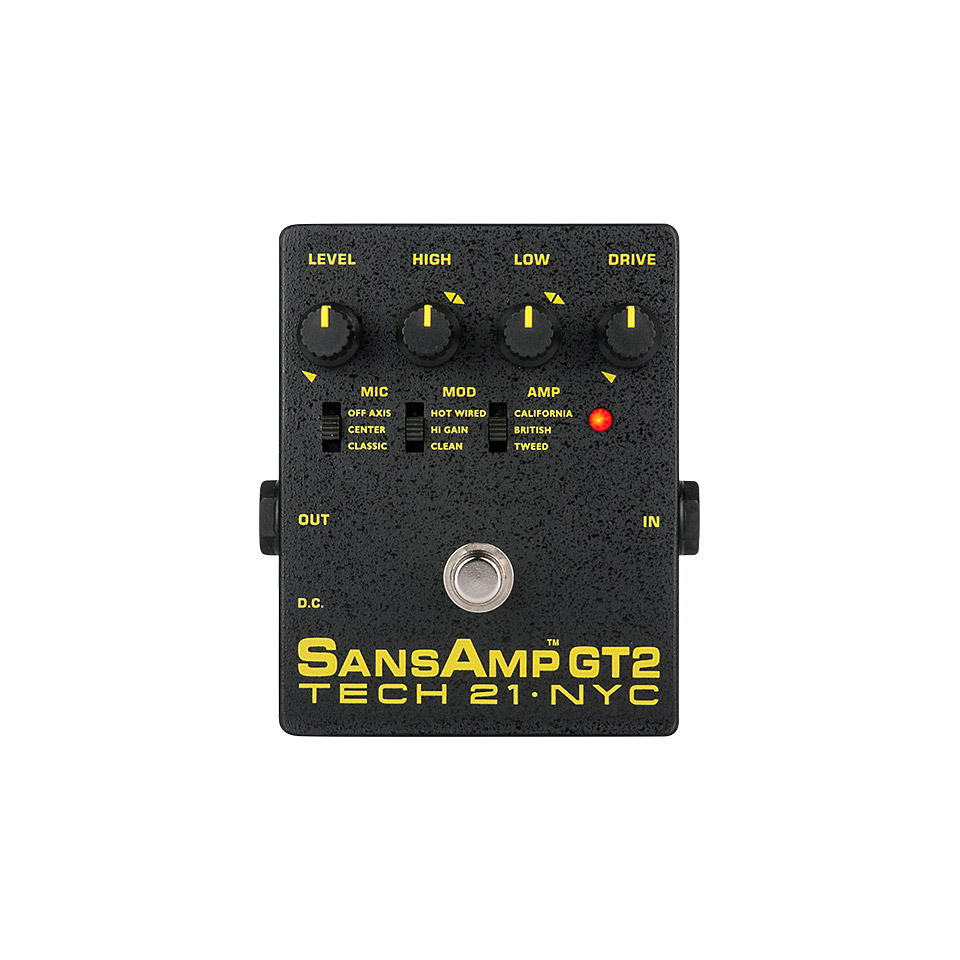 Tech 21 SansAmp GT2 Tube Amp Emulator Effektgerät E-Gitarre Tech 21 SansAmp GT2 Tube Amp Emulator Effektgerät E-Gitarre von Tech 21