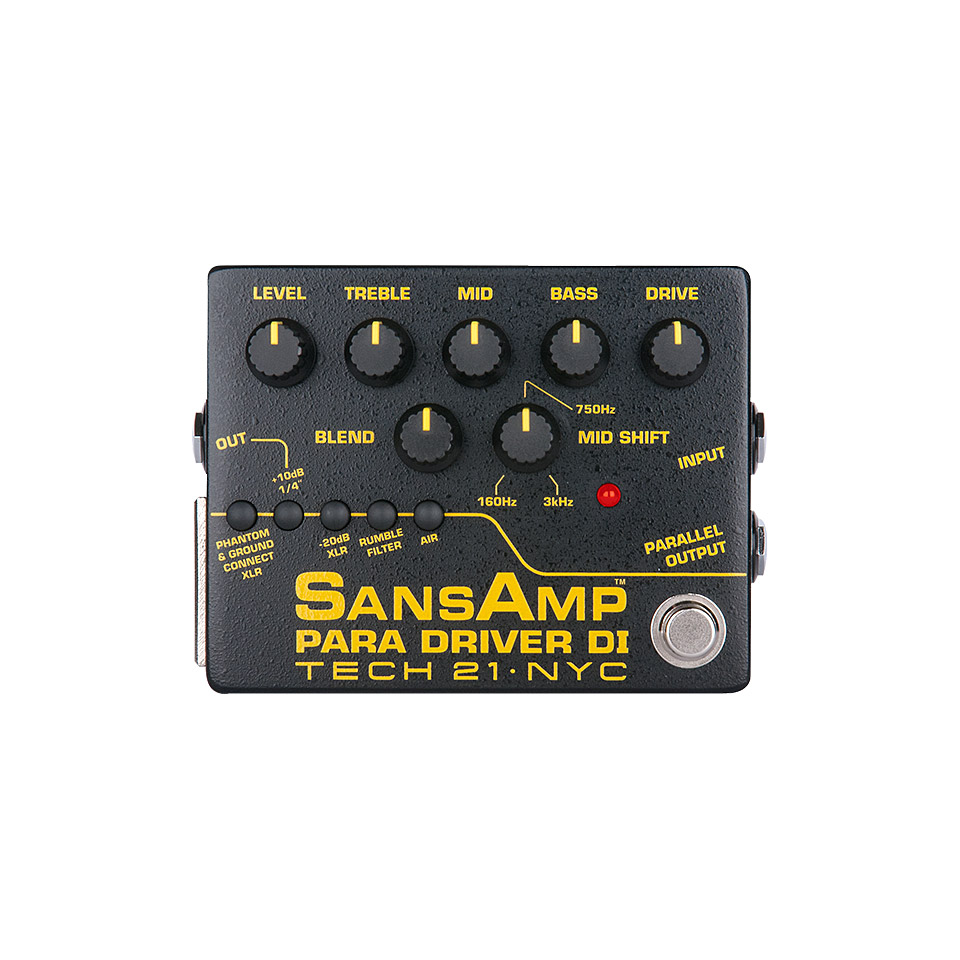 Tech 21 SansAmp Paradriver D.I. V2 Effektgerät E-Gitarre Tech 21 SansAmp Paradriver D.I. V2 Effektgerät E-Gitarre von Tech 21