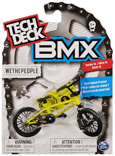Tech Deck, BMX-Fingerfahrrad, authentisches Mini-BMX für actionreiche Stunts, original Artwork bekannter Marken, für Fingerakrobaten ab 6 Jahren, Zufallsauswahl: keine bestimmte Sorte wählbar Tech Deck, BMX-Fingerfahrrad, authentisches Mini-BMX für actionreiche Stunts, original Artwork bekannter Marken, für Fingerakrobaten ab 6 Jahren, Zufallsauswahl: keine bestimmte Sorte wählbar von Tech Deck