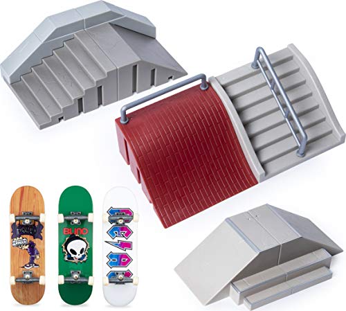 Tech Deck 6053964 Ultimate Street Spots Pack mit 3 komplett montierten exklusiven Boards, Coast Edition Tech Deck 6053964 Ultimate Street Spots Pack mit 3 komplett montierten exklusiven Boards, Coast Edition von Tech Deck
