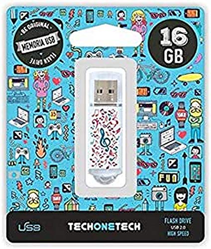 Tech One Tech Music Dream PENDRIVE 16GB USB 2.0 Tech One Tech Music Dream PENDRIVE 16GB USB 2.0 von TECH ONE TECH