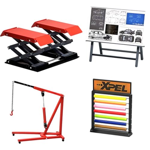 TechSpieler 3D Puzzle für Erwachsene, DIY Miniatur Werkstatt Garage, 1/18 Hebebühne und Zeitschriftenständer Modell Set für Autowerkstatt Und Custom Shop Szene TechSpieler 3D Puzzle für Erwachsene, DIY Miniatur Werkstatt Garage, 1/18 Hebebühne und Zeitschriftenständer Modell Set für Autowerkstatt Und Custom Shop Szene von TechSpieler